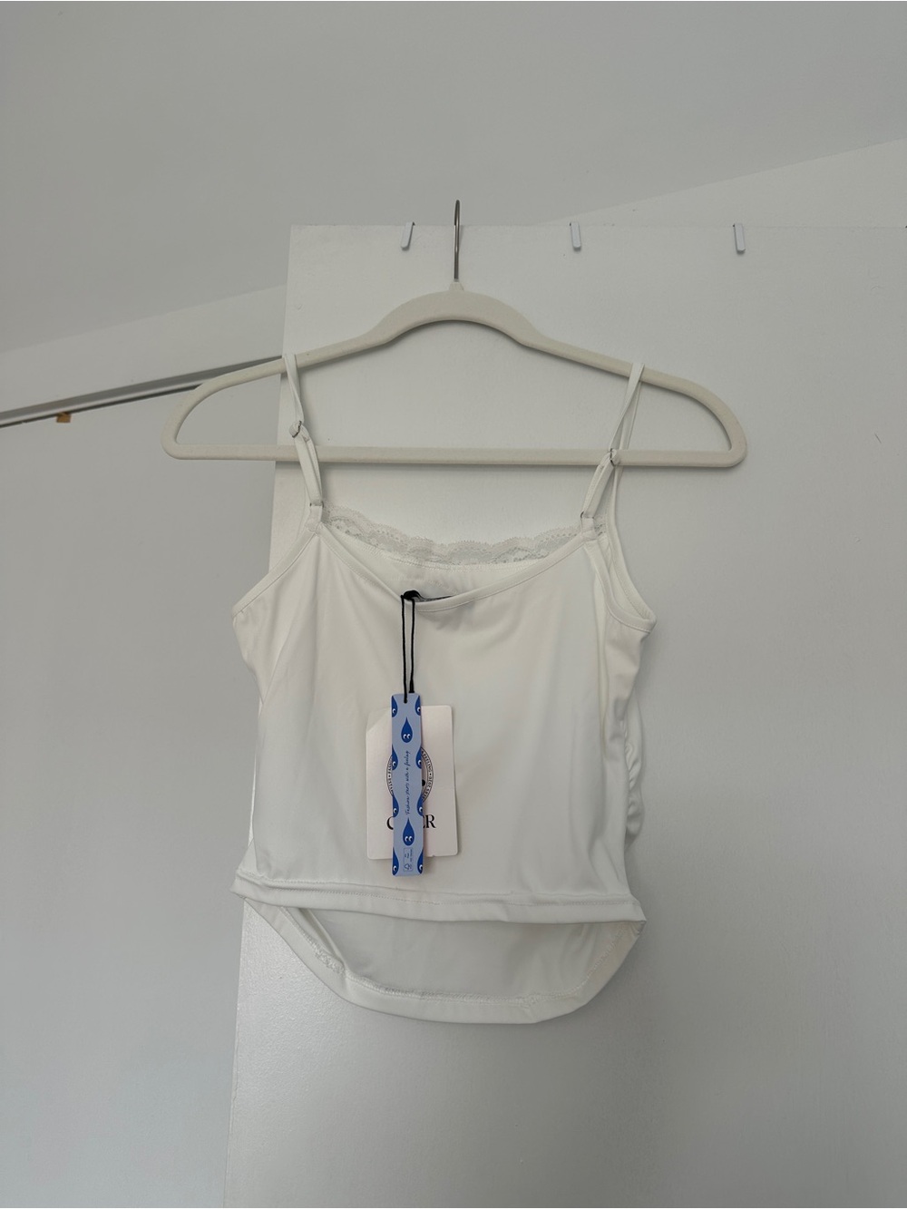 Cider White Lace-Trim Camisole - Picture 2 of 3